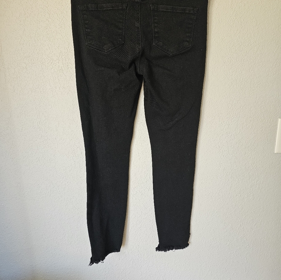 STS BLUE Emma Black Step Hem Skinny Jean - Picture 5 of 6